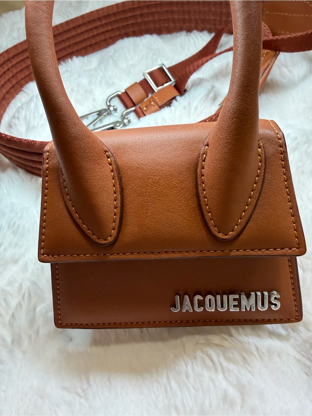 Jacquemus Le Chiquito Mini Brown Leather Bag - Picture 4 of 4